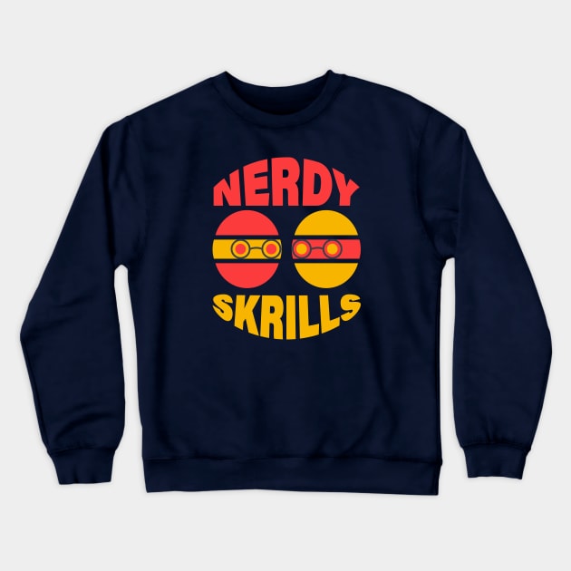 KITE Yellow & Red Nerdy Skrills Printed Crewneck Sweatshirt by kitebrand